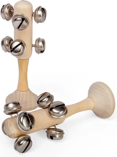 Bigjigs Toys μίνι κουδουνάκια ρολ – φυσικό ξύλινο παιχνίδι