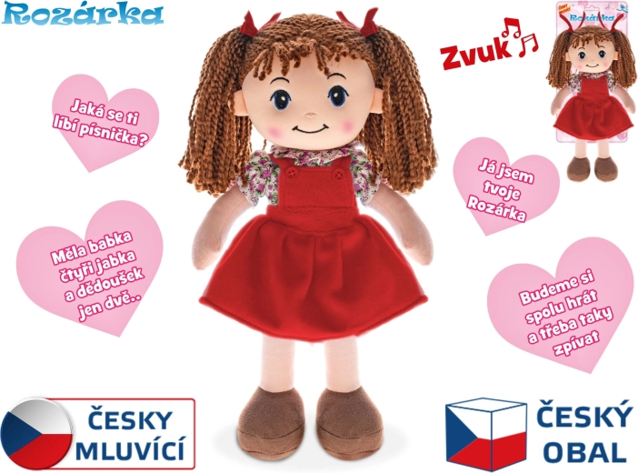 Μιλούσα κούκλα Rozárka στα τσέχικα 35 cm