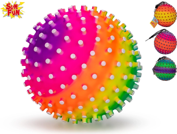 Sun Fun μπάλα 21 cm – πολύχρωμη πλαστική μπάλα για τον κήπο, το πάρκο και την πισίνα