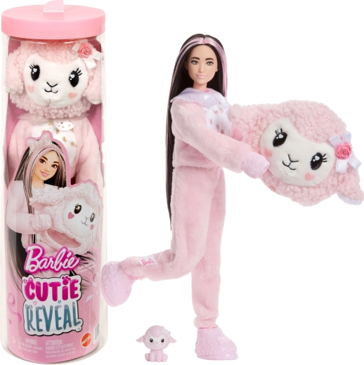 Barbie Cutie Reveal ροζ προβατάκι – έκπληξη με αξεσουάρ