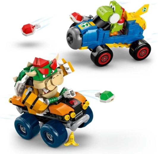Το τετράτροχο του Bowser και το Mach 8 του Yoshi