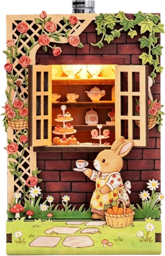 2Kids Toys 3D ξύλινο κιτ DIY με μαγνήτη – Το ζαχαροπλαστείο του κουνελιού