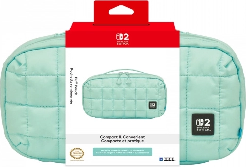 Μαλακή θήκη HORI Puff Pouch Cozy Green για Nintendo Switch 2