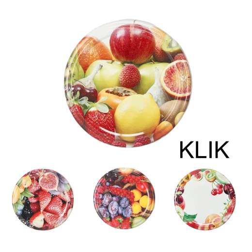 Μεταλλικό καπάκι κονσερβοποίησης click BerriesMix3 63 mm