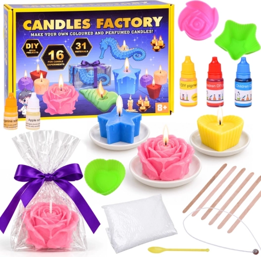 Σετ δημιουργίας αρωματικών κεριών Candles Factory