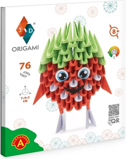 Alexander δημιουργικό σετ ORIGAMI 3D – φράουλα