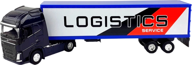 Μεταλλικό φορτηγό με ρυμουλκούμενο VOLVO 1:64 Welly