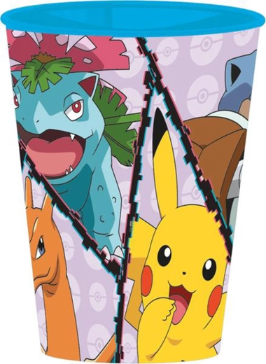 Πλαστικό ποτηράκι Pokémon 260 ml μπλε