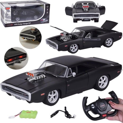 RC αυτοκίνητο Dodge Charger R/T 1970 1:16 με φώτα και ήχους