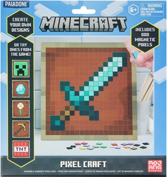 Minecraft εικονοστοιχειωτό δημιουργικό μαγνητικό σετ 800 τεμ.