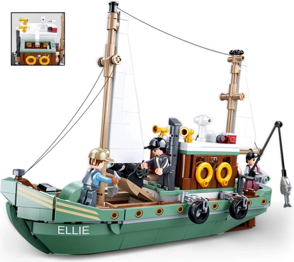 Κατασκευαστικό σετ Ψαράδικο σκάφος Ellie της Sluban