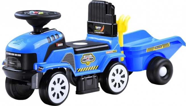 Παιδικό όχημα ώθησης (ride-on) τρακτέρ με τρέιλερ και μελωδίες – Τρακτέρ