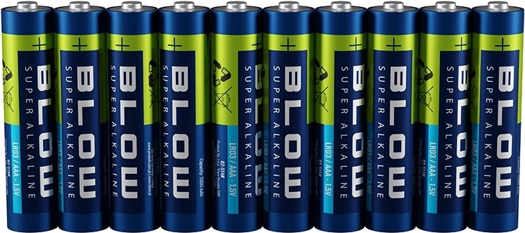 Αλκαλικές μπαταρίες AAA (LR03) BLOW super alkaline 10 τεμ.