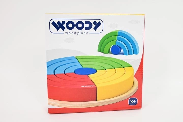 Woodyland ξύλινοι συναρμολογούμενοι κύκλοι ουράνιου τόξου