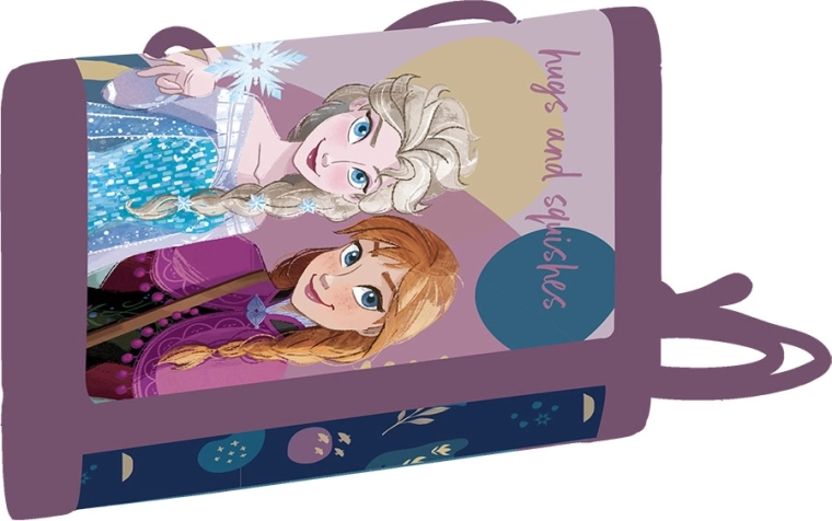 Παιδικό υφασμάτινο πορτοφόλι FROZEN με κλείσιμο βέλκρο