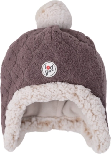 Fleece σκουφάκι Lodger Hatter Folklore Fleece σε χρώμα mauve (1–2 ετών) - 1 τεμάχιο
