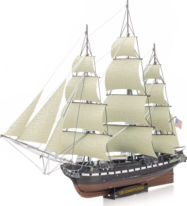 Metal Earth 3D παζλ premium series: πλοίο USS Constitution – μεταλλικό μοντέλο
