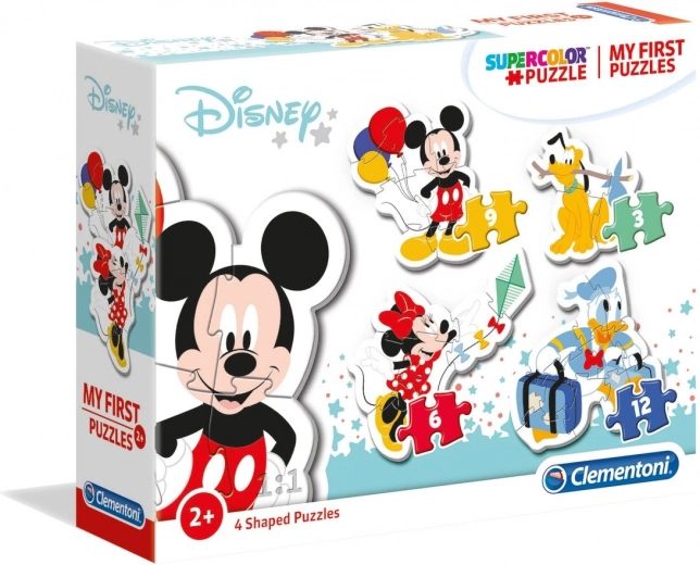 Τα πρώτα μου παζλ MICKEY MOUSE 4σε1 (3, 6, 9, 12 κομμάτια) – CLEMENTONI