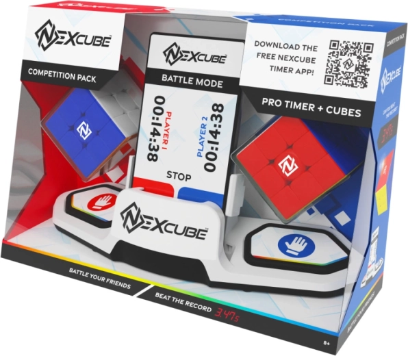 NexCube Battle Pack – σετ δύο κύβων 3x3 με βάση και χρονοδιακόπτη