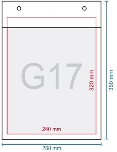 Φάκελος με φυσαλίδες G17 350 × 250 mm με αυτοκόλλητο κλείσιμο