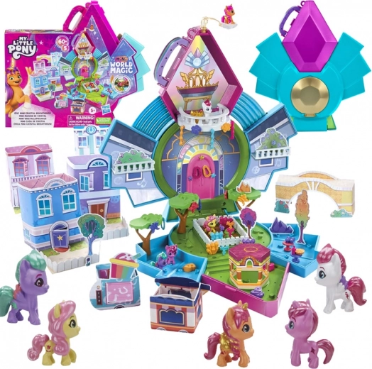 My Little Pony κρυστάλλινος φάρος Mini World Magic με 5 φιγούρες