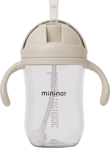 Mininor μπουκάλι με καλαμάκι από tritan 330 ml Cloudy Morning