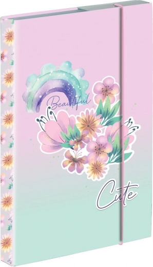 Κουτί για τετράδια μεγέθους A5 Flowers