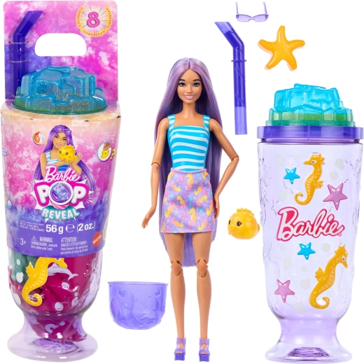 Mattel Barbie Pop Reveal Υποβρύχιος Κόσμος – κούκλα με 8 εκπλήξεις