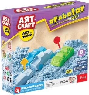 Art Craft κινητική άμμος αυτοκίνητα 500 g - 1 τεμάχιο