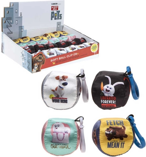 Μπρελόκ με λούτρινο κρεμαστό The Secret Life of Pets 5 cm - 1 τεμάχιο