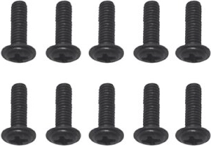 Βίδες Torento 2,5 × 6 × 10 mm (10 τεμ.)