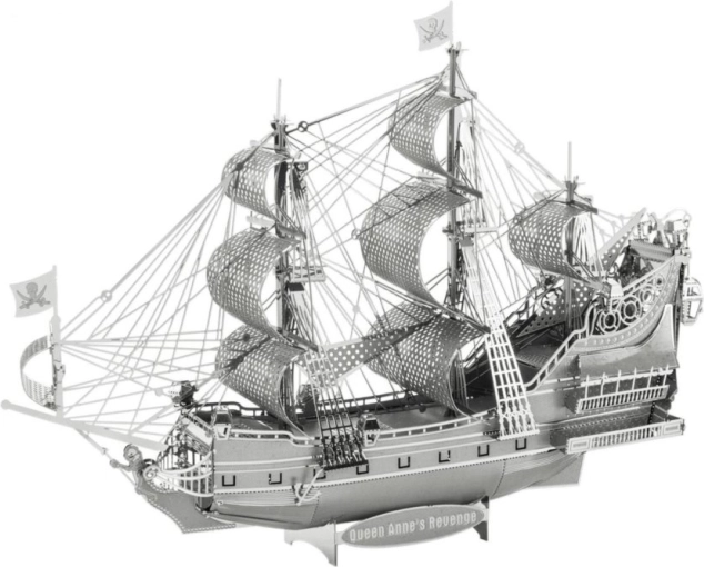 Μεταλλικό 3D παζλ METAL EARTH ICONX – ιστιοφόρο Queen Anne's Revenge