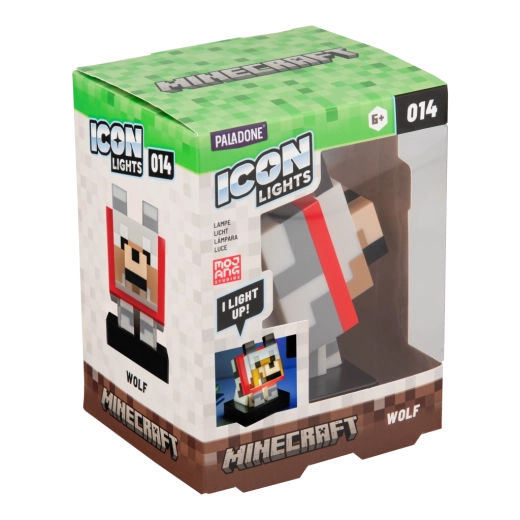 Paladone Minecraft Icon Light λύκος