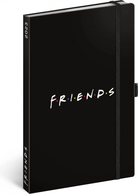 Ριγέ σημειωματάριο NOTIQUE FRIENDS 13 × 21 cm