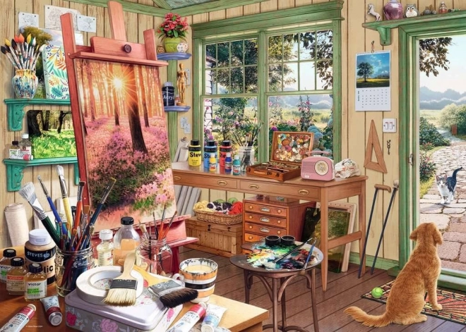 Παζλ Ravensburger My Haven: κηπουρικό ατελιέ 1000 κομμάτια