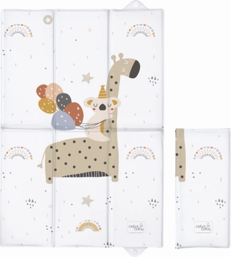 Ceba Baby ταξιδιωτικό στρωματάκι αλλαξιέρας giraffe 40 × 60 cm