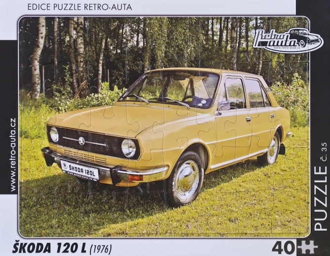 Παζλ RETRO-AUTA Škoda 120 L 40 κομμάτια