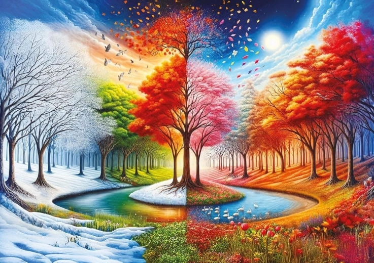 Παζλ Τέσσερις Κόσμοι 2000 κομμάτια ART PUZZLE