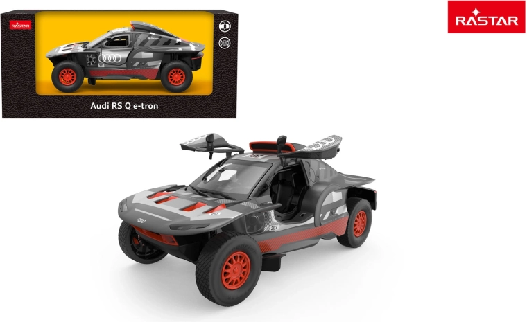 Μεταλλικό μοντέλο αυτοκινήτου Rastar Audi RS Q e-tron 1:24 γκρι