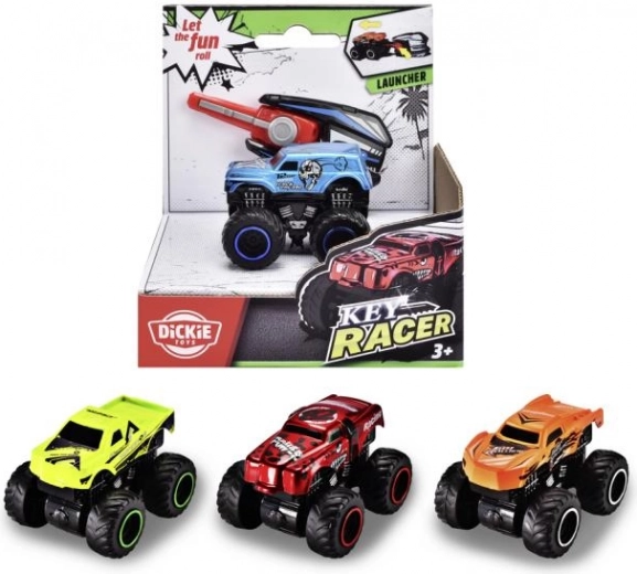 Auto Key Racer μεταλλικό αυτοκινητάκι με εκτοξευτήρα
