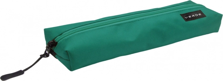 Στενή κασετίνα Verde πράσινη με ελαστικό λουράκι