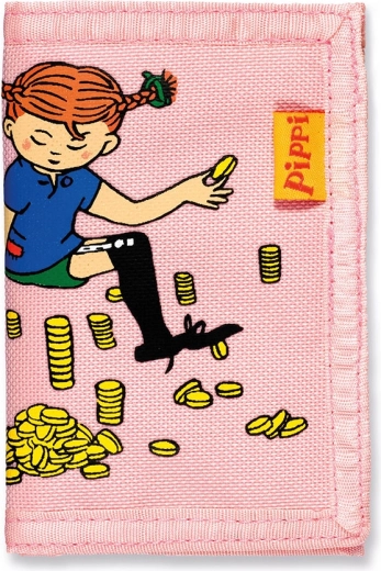 Ροζ παιδικό πορτοφόλι Pippi