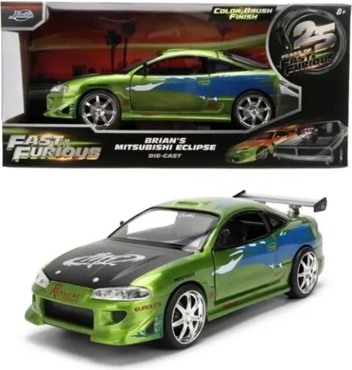 Μεταλλικό μοντέλο Mitsubishi Eclipse 1995 της Jada από την ταινία «The Fast and the Furious» σε κλίμακα 1:24
