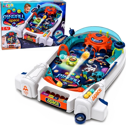 Pinball Space κοσμικό παιχνίδι φλίπερ με 8 μπίλιες