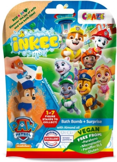 Inkee αφρίζουσα μπάλα μπάνιου με έκπληξη Paw Patrol