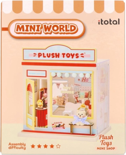 i-Total μινιατούρα μακέτα καταστήματος με λούτρινα DIY