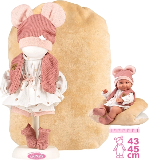 Ρουχαλάκια για κούκλα NEW BORN 40–42 cm με αξεσουάρ