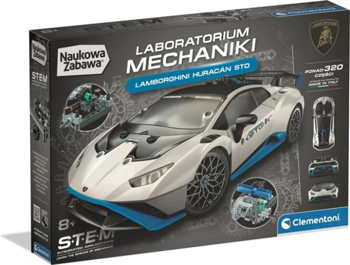 Clementoni Science & Play Labo Mech Lamborghini Huracán μηχανικό σετ κατασκευών