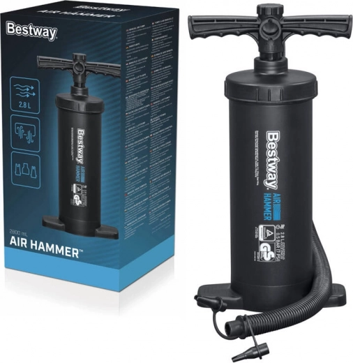 Bestway χειροκίνητη αντλία για στρώμα 37 cm