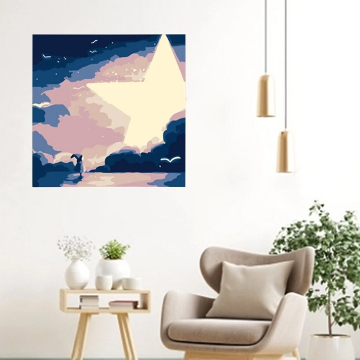 Χαλάρωση και διακόσμηση σε ένα: μοτίβο αστεριού